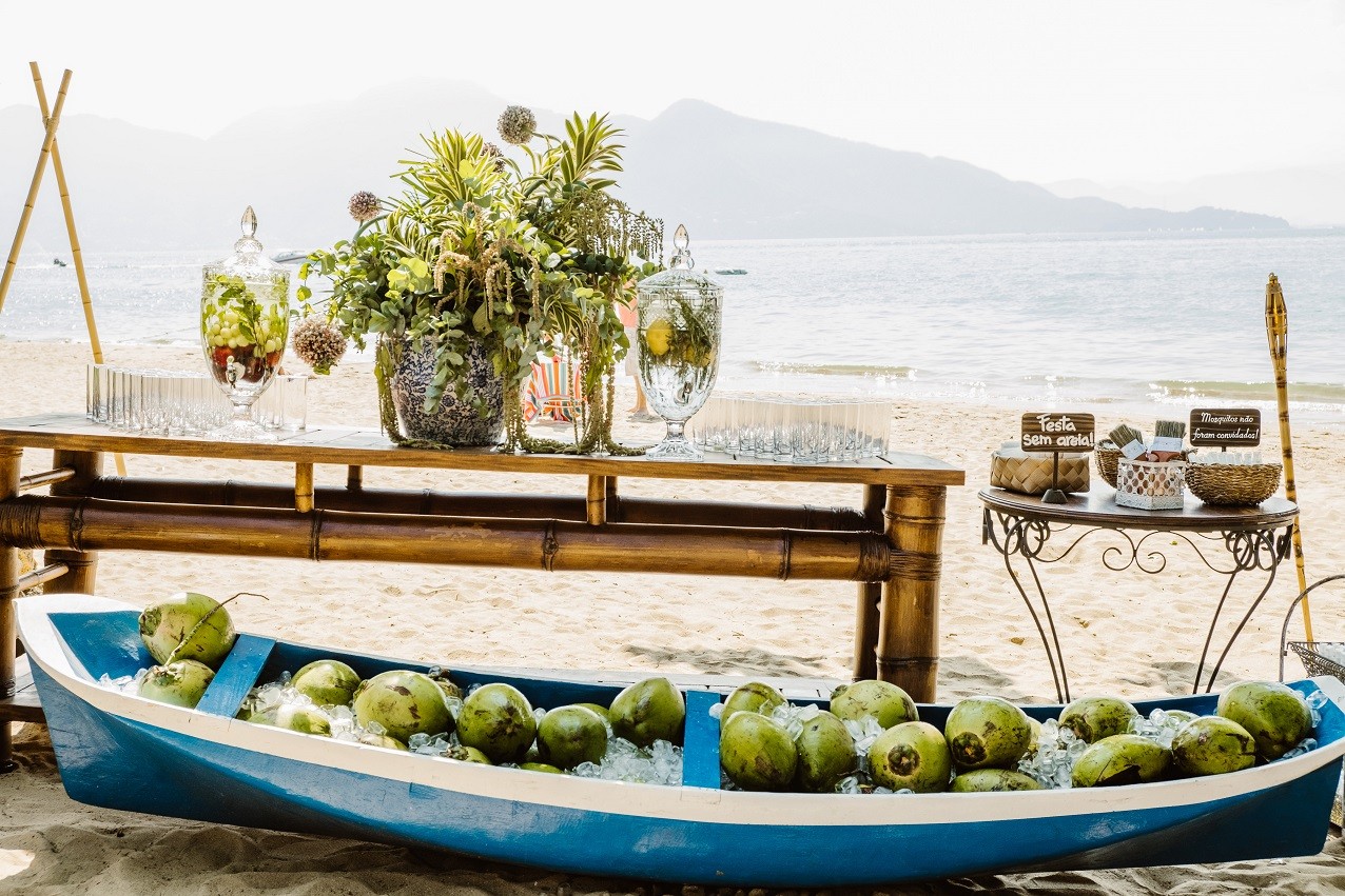 cerimônia de casamento na praia
