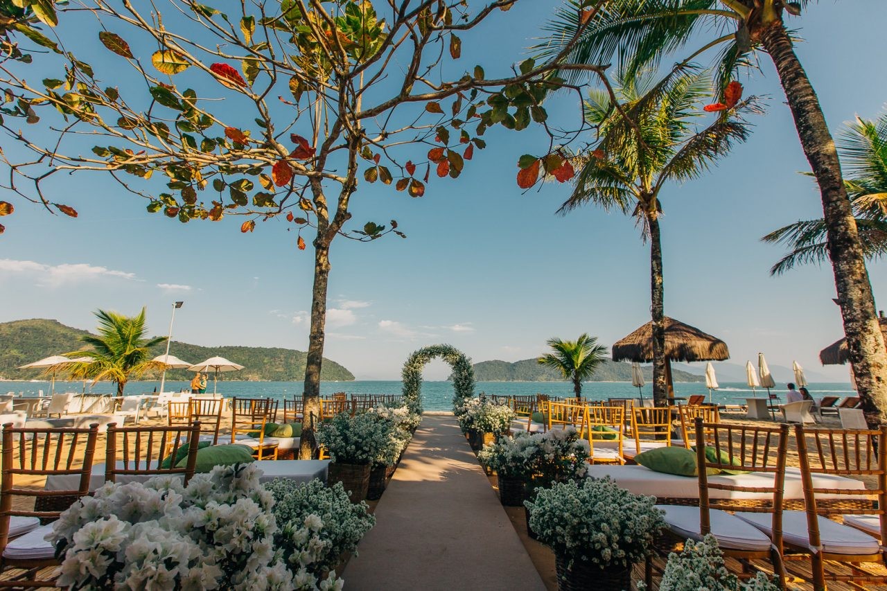 cerimônia de casamento na praia
