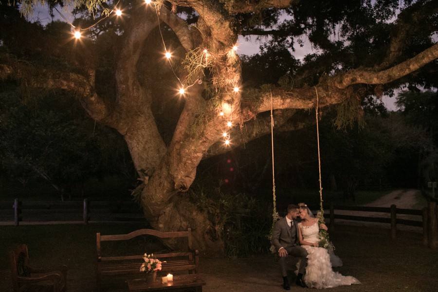 balanço na decoração e detalhes do casamento