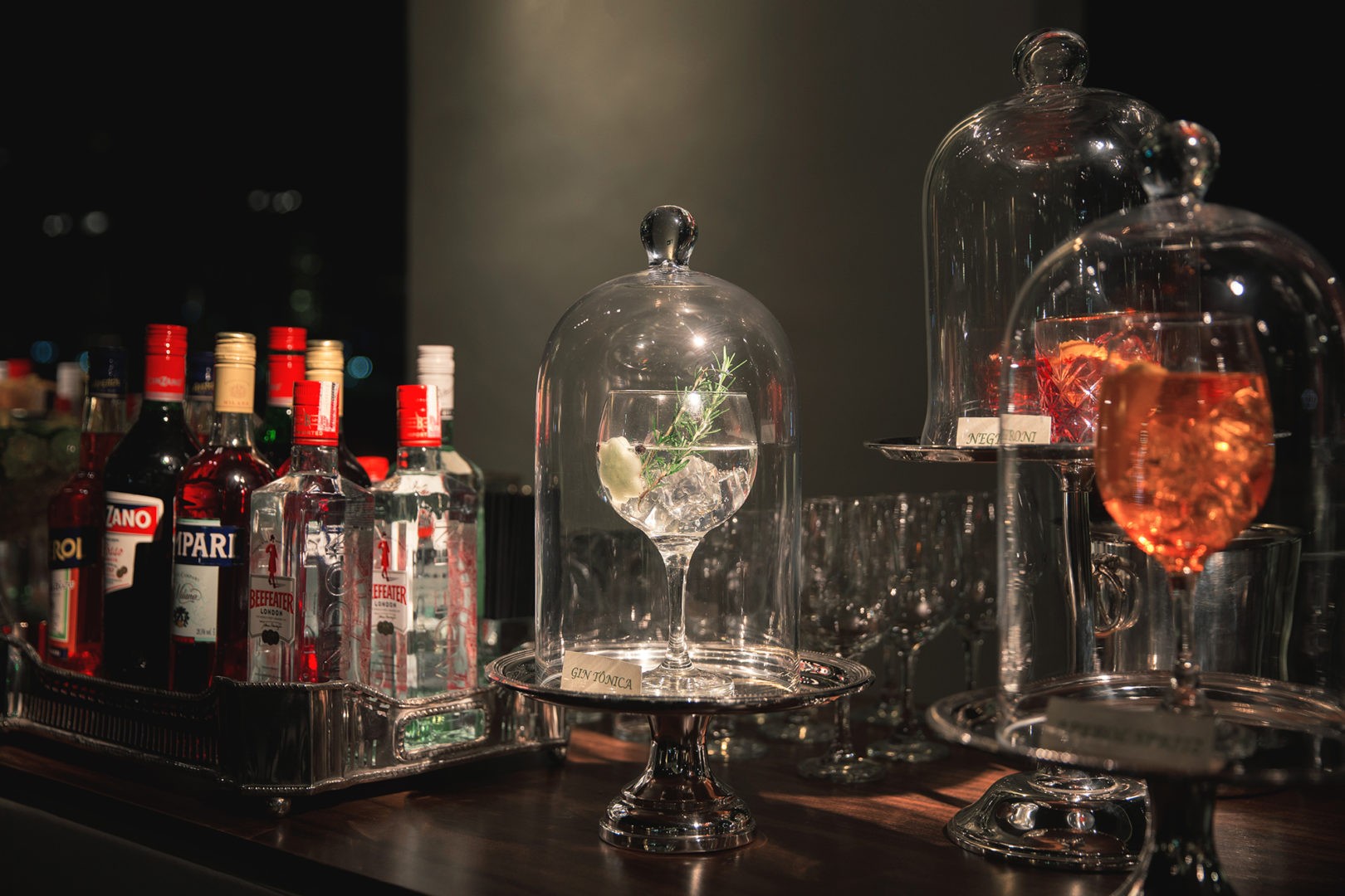 Drinques do bar Koktail Eventos