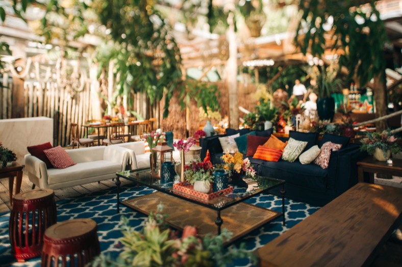 decoração de casamento com lounge