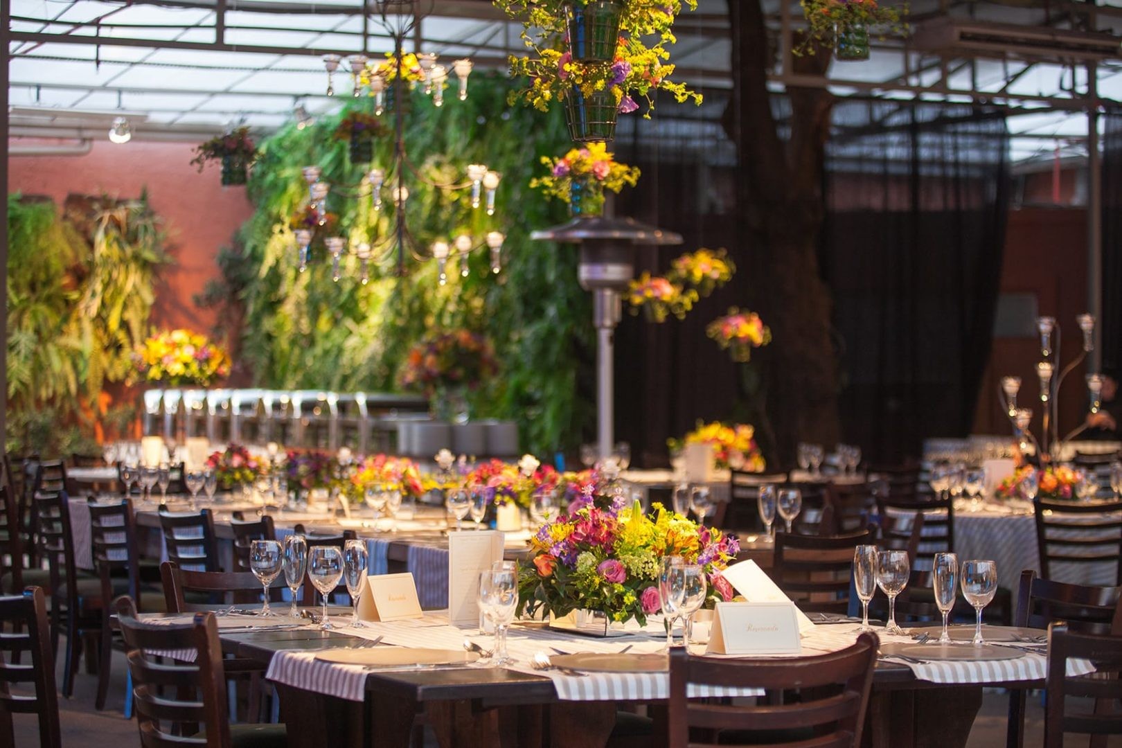 decoração de um casamento no campo