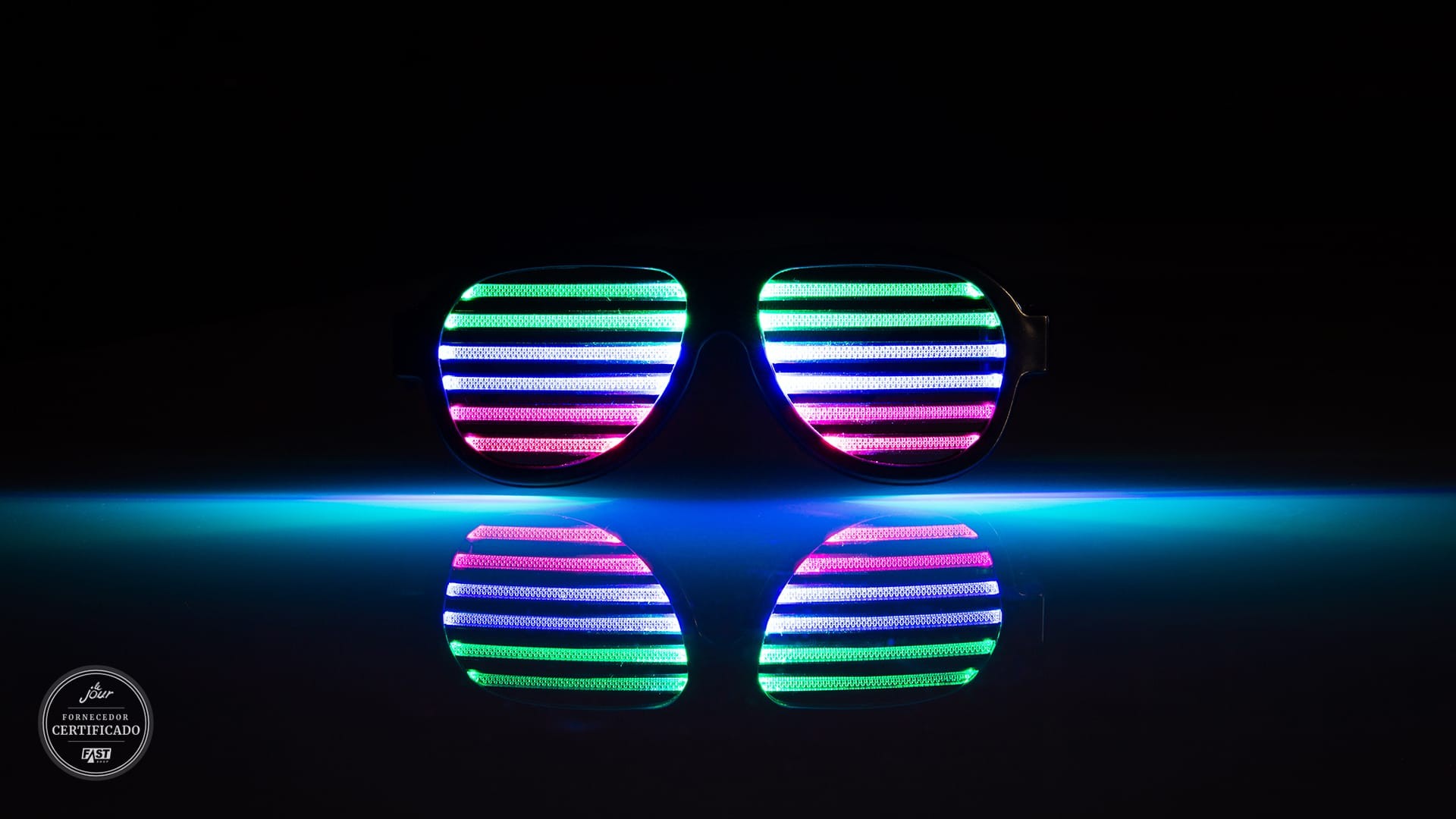 óculos de LED para a pista de dança do casamento