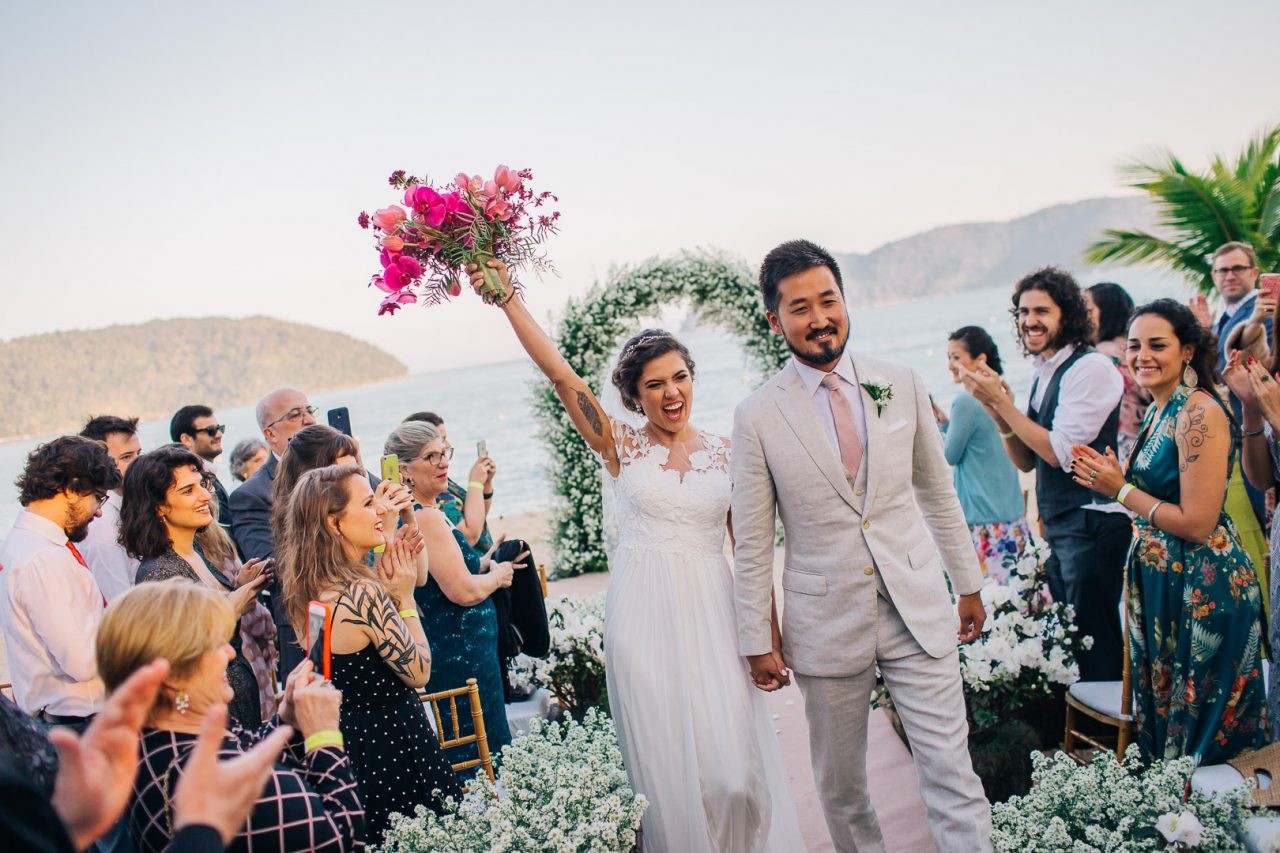 casamento na praia de Tabatinga