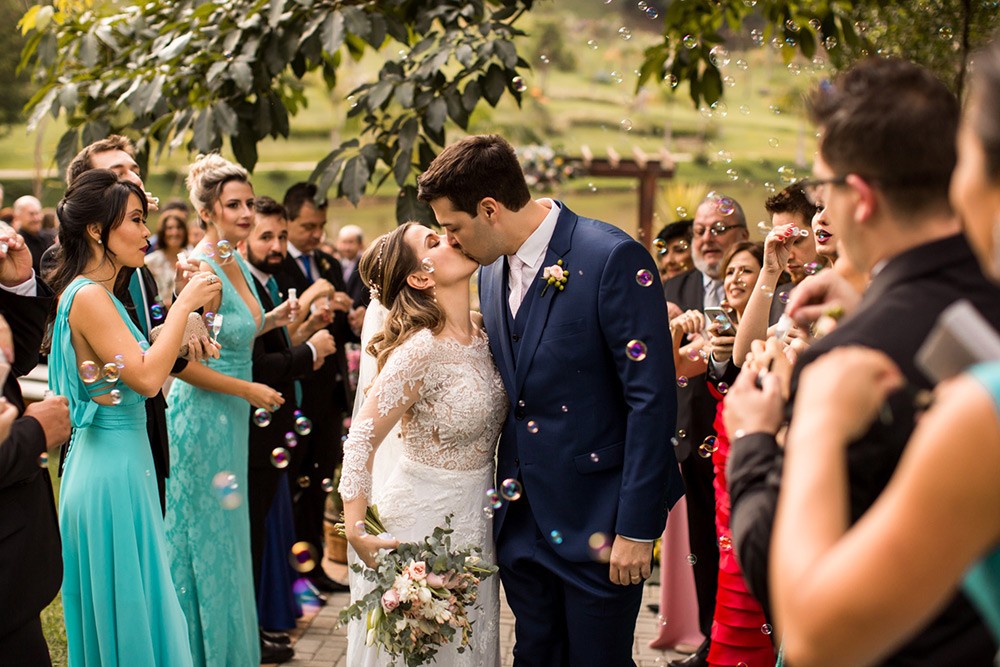 casamento com decoração romântica no campo