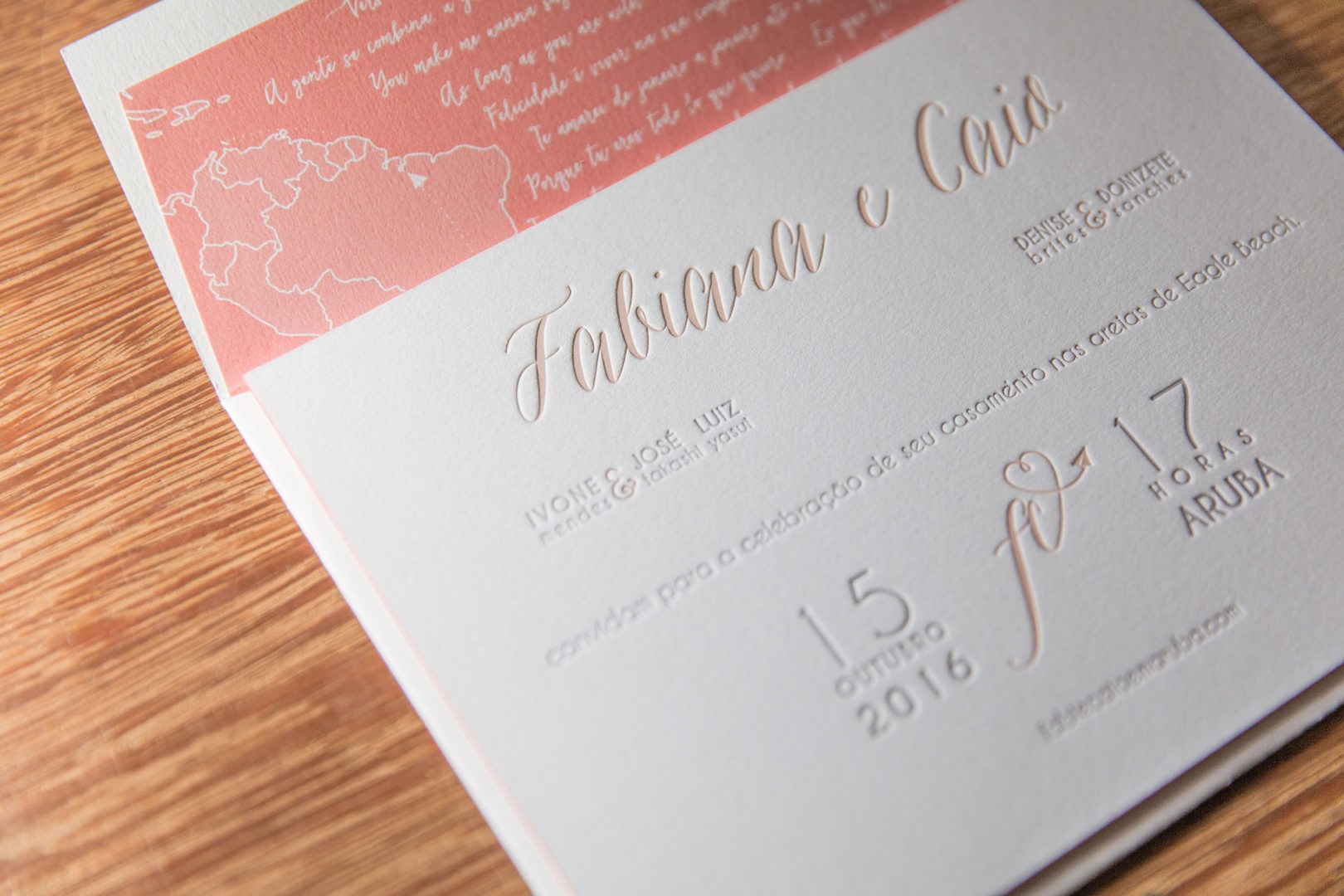 convite de casamento