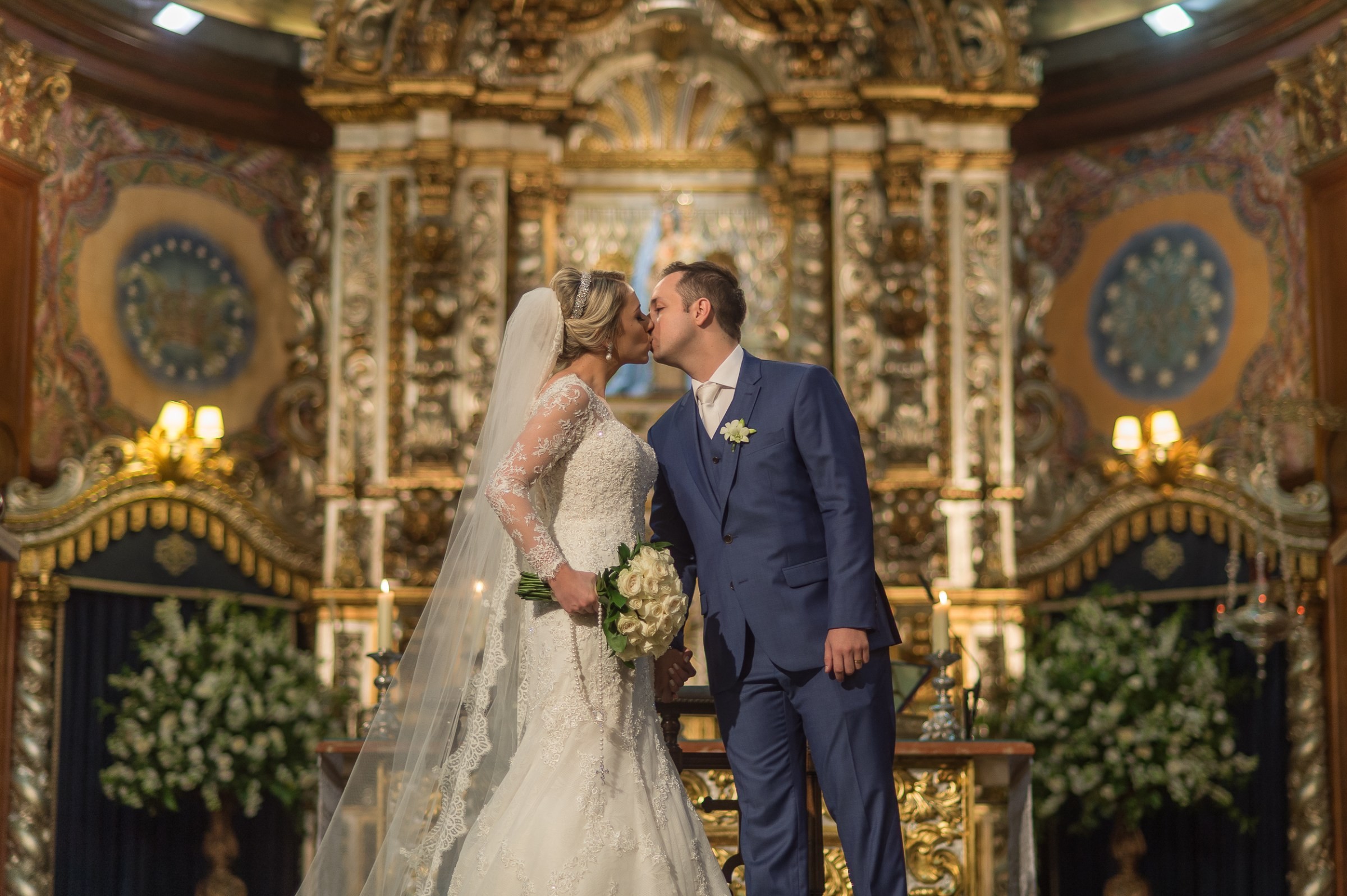 cerimônia de casamento na igreja