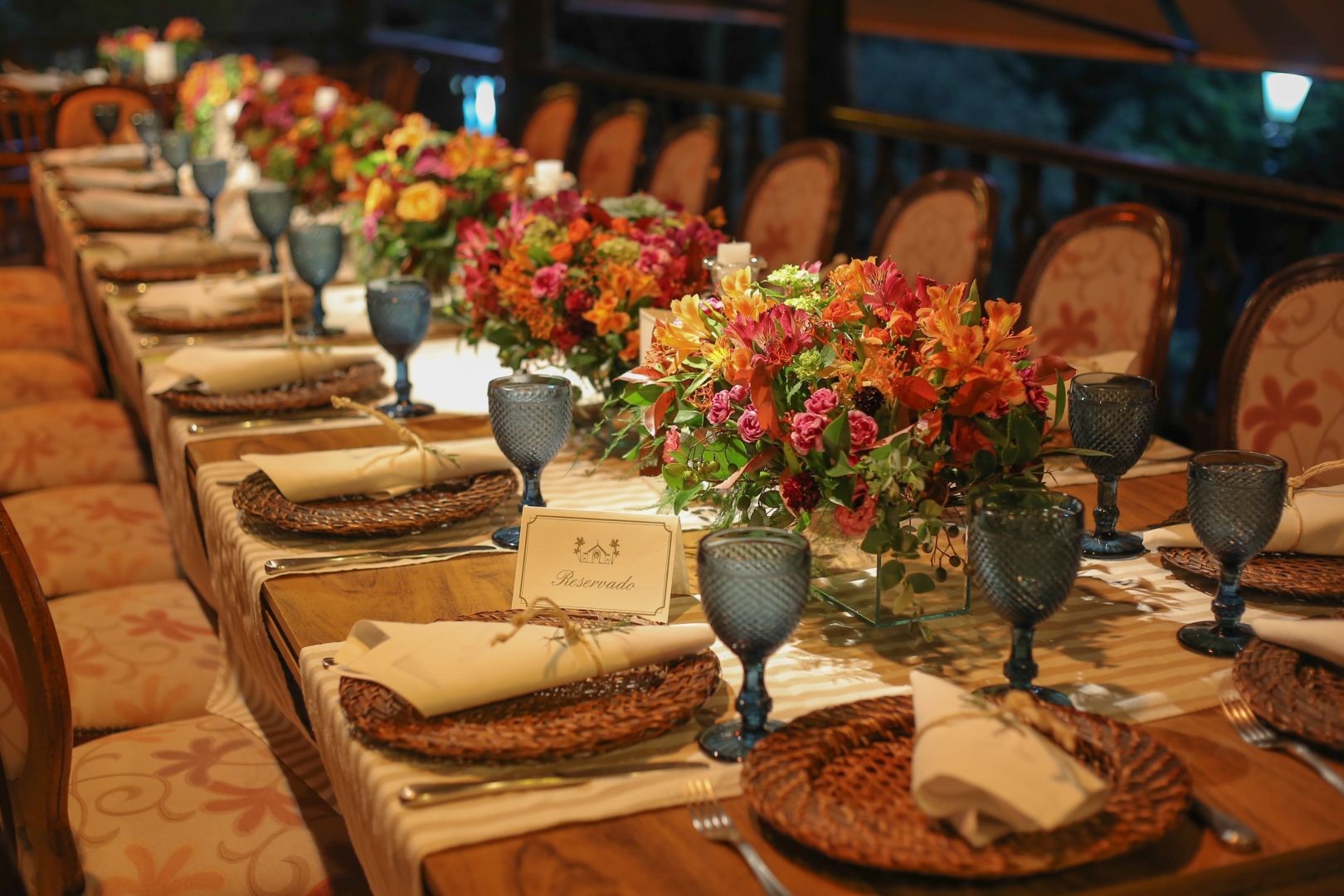 mesa posta para casamento