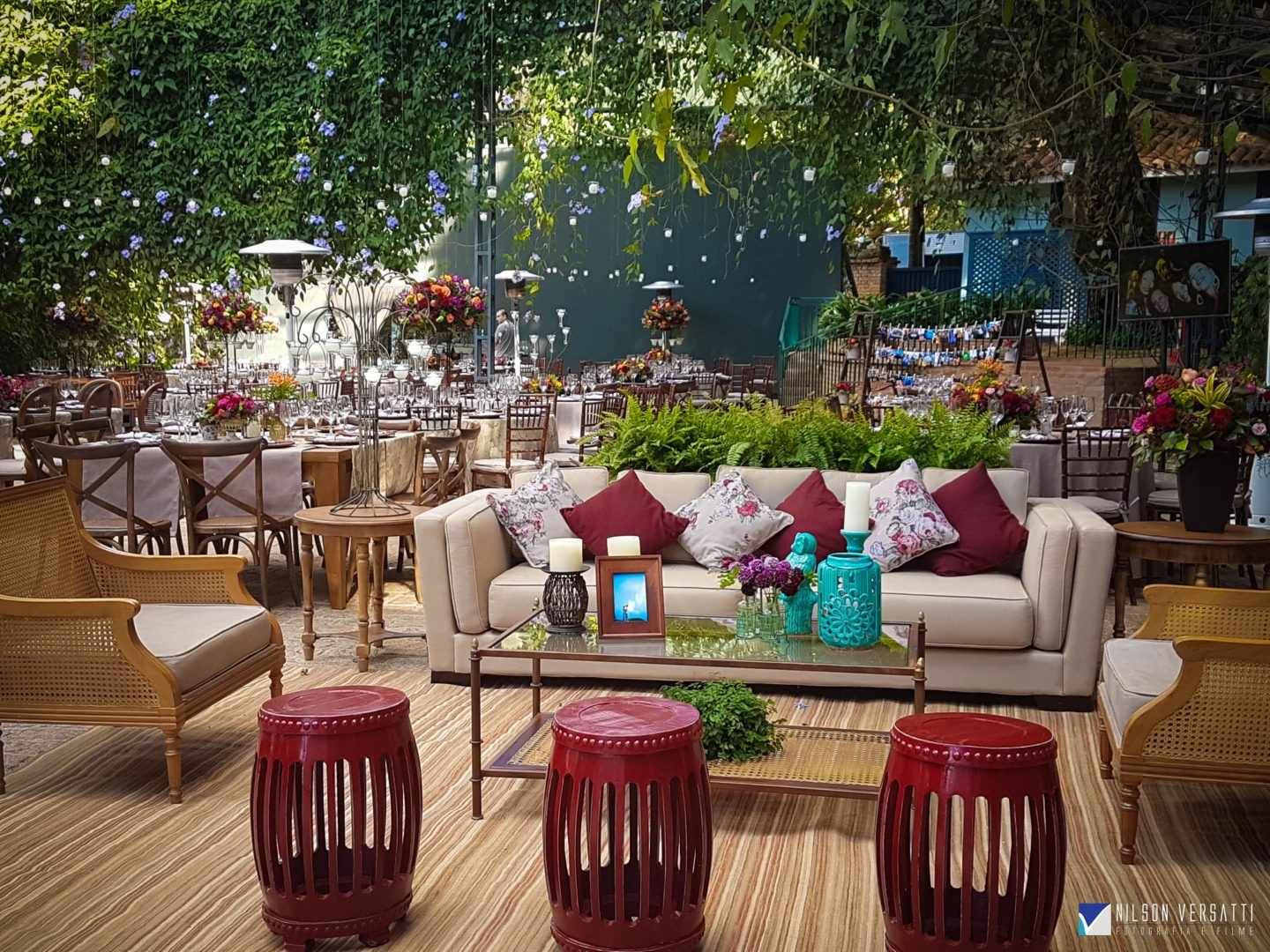 decoração de casamento com lounge